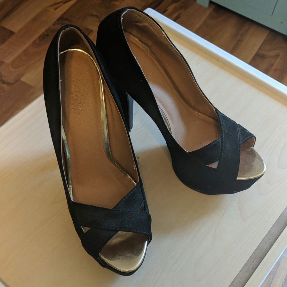 Open-toed high heels - Picture 2 of 3